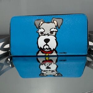 Marc Tetro Blue Dog Design Wallet